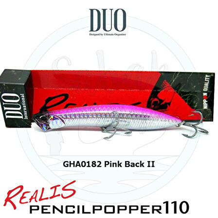 Duo Realis Pencil Popper 110 SW GHA0182 Pink Back II