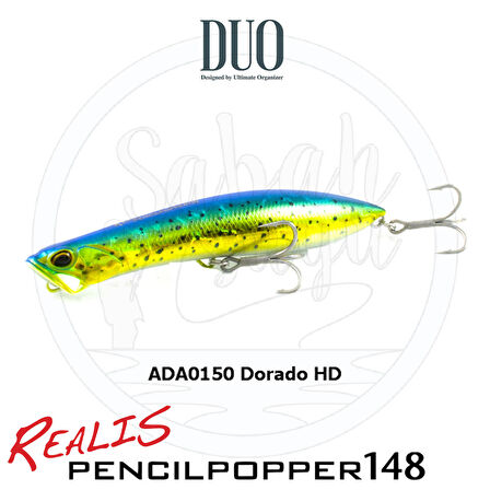 Duo Realis Pencil Popper 148 SW ADA0150 Dorado HD