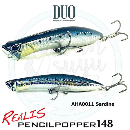 Duo Realis Pencil Popper 148 SW AHA0011 Sardine