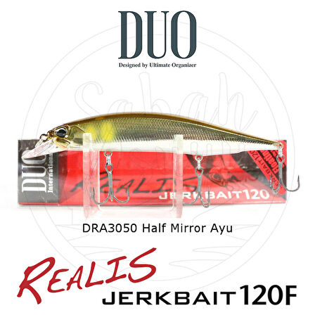 Duo Realis Jerkbait 120F DRA3050 Half Mirror Ayu