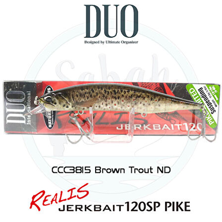 Duo Realis Jerkbait 120SP Pike CCC3815 Brown Trout ND