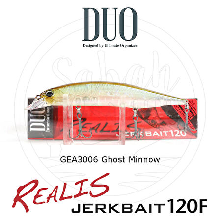 Duo Realis Jerkbait 120F GEA3006 Ghost Minnow