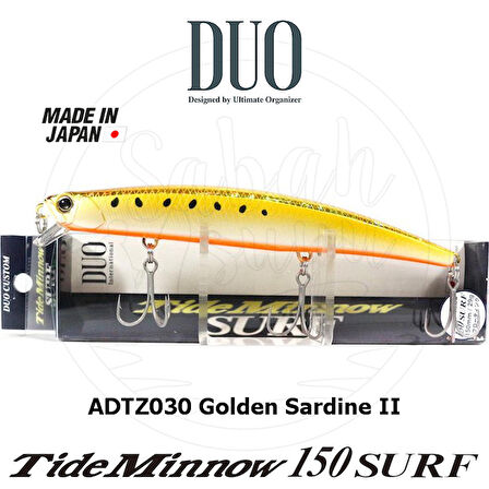 Duo Tide Minnow 150 SURF ADTZ030 Golden Sardine II