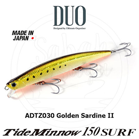 Duo Tide Minnow 150 SURF ADTZ030 Golden Sardine II