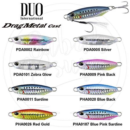 Duo Drag Metal Cast Jig 20gr. PHA0026 Red Gold