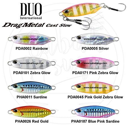 Duo Drag Metal Cast Slow Jig 20gr. PHA0026 Red Gold