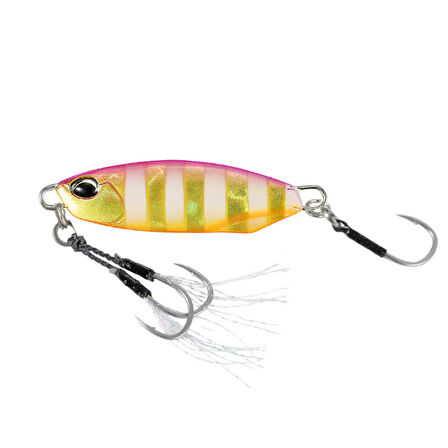 Duo Drag Metal Cast Slow Jig 20gr. PDA0045 Pink Gold Zebra Glow