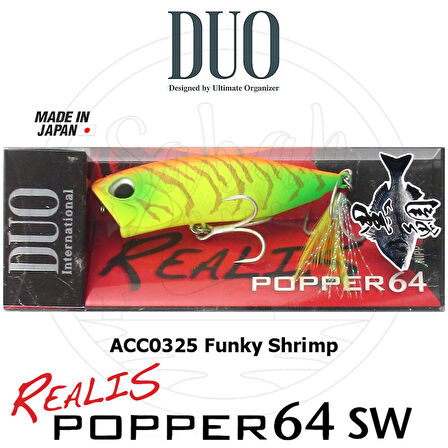 Duo Realis Popper 64 SW ACC0325 Funky Shrimp