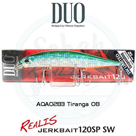 Duo Realis Jerkbait 120SP SW AQA0283 Tiranga OB