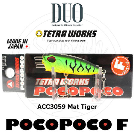 Duo Tetra Works Pocopoco 40F ACC3059 Mat Tiger Sahte Balık