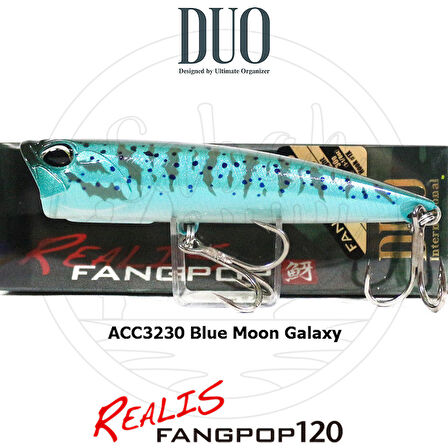 Duo Realis Fang Pop 120 Popper Sahte Yem ACC3230 Blue Moon Galaxy