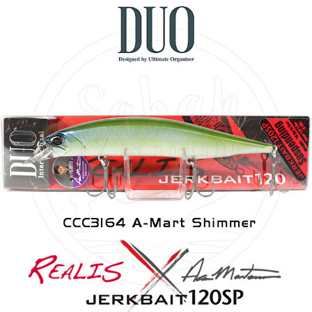 Duo Realis Jerkbait 120SP CCC3164 A-Mart Shimmer