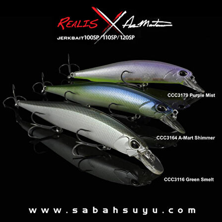 Duo Realis Jerkbait 120SP CCC3164 A-Mart Shimmer