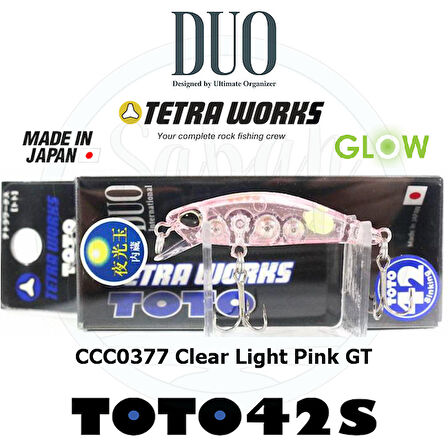 Duo Tetra Works Toto 42 CCC0377 Clear Light Pink GT Sahte Balık