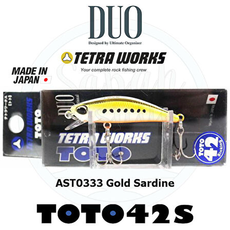 Duo Tetra Works Toto 42 AST0333 Gold Sardine