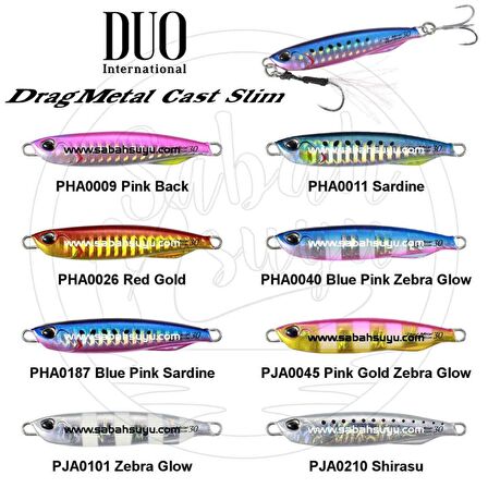 Duo Drag Metal Cast Slim Jig 20gr. PHA0011 Sardine