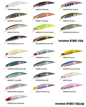 Duo Spearhead Ryuki 110S ADA4019 Pink Yamame