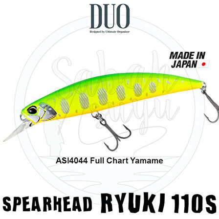 Duo Spearhead Ryuki 110S ASI4044 Full Chart Yamame