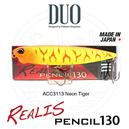 Duo Realis Pencil 130 ACC3113 Neon Tiger Sahte Balık