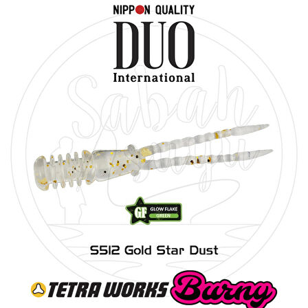 Duo Tetra Works Burny LRF Silikon 42mm. S512 Gold Stardust