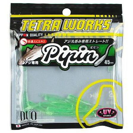 Duo Tetra Works Pipin LRF Silikon 45mm. S506 Lime Cider