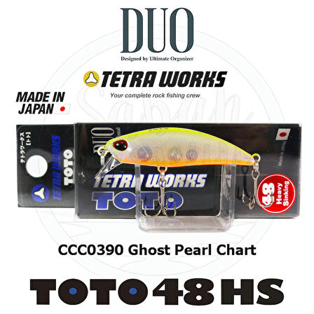 Duo Tetra Works Toto 48HS CCC0390 Ghost Pearl Chart Sahte Balık