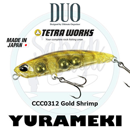 Duo Tetra Works Yurameki CCC0312 Gold Shrimp Sahte Balık