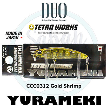 Duo Tetra Works Yurameki CCC0312 Gold Shrimp Sahte Balık