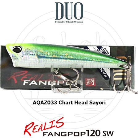 Duo Realis Fang Pop 120 SW Popper Sahte Yem AQAZ033 Chart Head Sayori