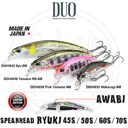 Duo Spearhead Ryuki 70S Awabi DDH4030 Pink Yamame AM