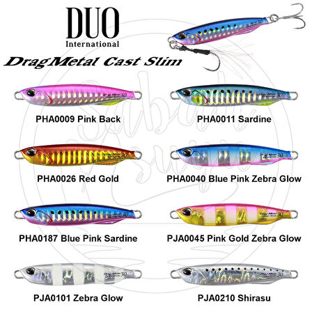 Duo Drag Metal Cast Slim Jig 30gr. PHA0006 Jack