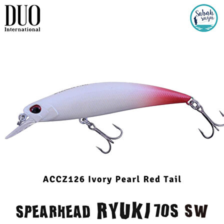 Duo Spearhead Ryuki 70S SW ACCZ126 Ivory Pearl Red Tail