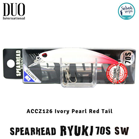 Duo Spearhead Ryuki 70S SW ACCZ126 Ivory Pearl Red Tail