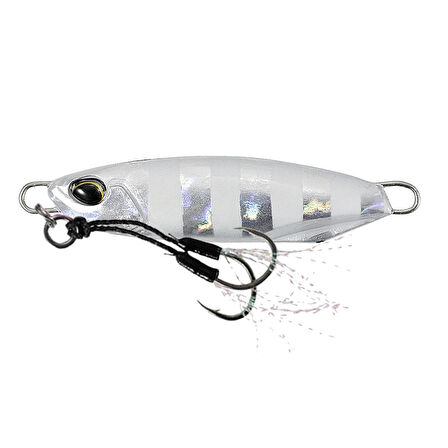 Duo Drag Metal Cast Jig 80gr. PDA0101 Zebra Glow