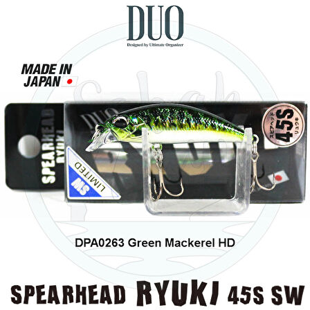 Duo Spearhead Ryuki 45S SW DPA0263 Green Mackerel HD