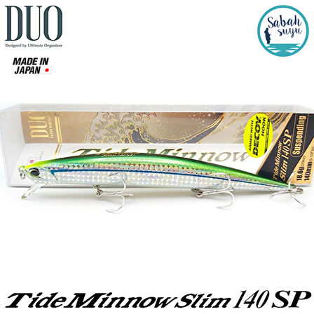 Duo Tide Minnow Slim 140SP AQAZ033 Chart Head Sayori