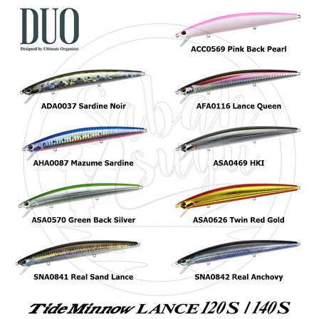 Duo Tide Minnow Lance 120S SNA0841 Real Sand Lance