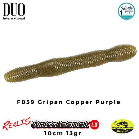 Duo Realis Wriggle Stick 4" 10cm 13gr F039 Gripan Copper Purple