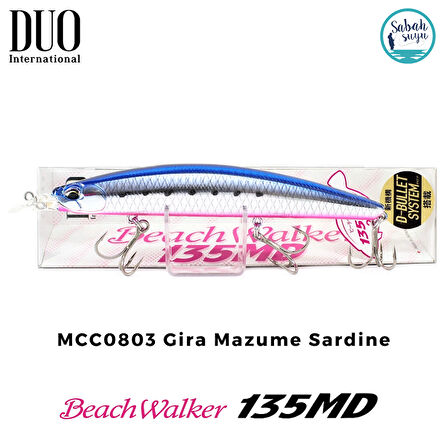 Duo Beach Walker 135MD MCC0803 Gira Mazume Sardine Maket Balık