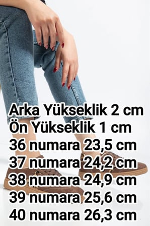 Kadın Kahve Süet Leopar Günlük Sneaker