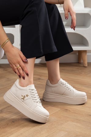 KALIN ÇİFT CIRTLI ANATOMİK ORTAPEDİK SNEAKER GÜNLÜK SPOR AYAKKABI
