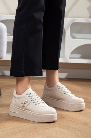 KALIN ÇİFT CIRTLI ANATOMİK ORTAPEDİK SNEAKER GÜNLÜK SPOR AYAKKABI