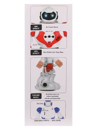 GGE-606-29 Kumandalı Işıklı Dansçı Interaktif Robot -Pilli Ürün