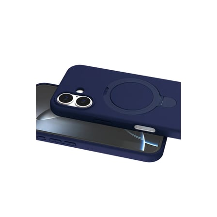 Apple iPhone 16 Plus Regal Magsafe Standlı Kapak - Lacivert