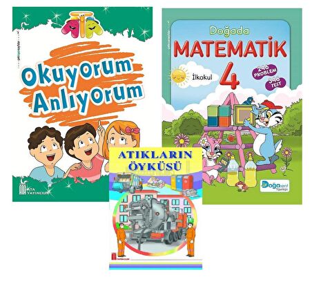 Ata 4.Sınıf Okuyorum Anlıyorum + Doğada Matematik