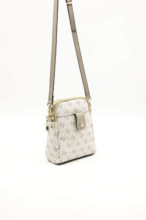 Silver Polo  Kadın Çapraz Çanta 1157-45292 SILVER POLO ÇAPRAZ BAYAN ÇANTASI M178 BEJ-MAT KUM