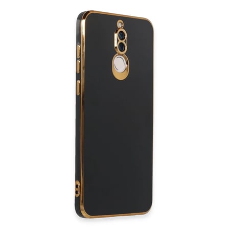 Huawei Mate 10 Lite Kılıf Volet Silikon - Siyah
