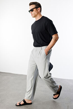 Erkek Baggy Fit Kumaş Pantolon ERKEK-KUMAŞ-PANTOLON