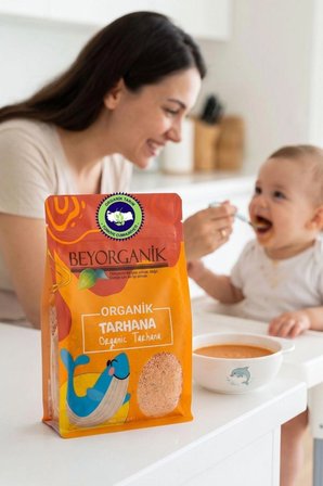BEYORGANİK Organik Bebek Tarhanası 500gr (PESTİSİT VE AFLATOKSİN ANALİZLİ)