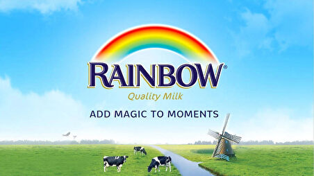 Rainbow Quality Milk Orijinal Evaporated Milk (Buharlaştırılmış Süt) 170 Gr x3 Adet 